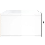 Wall-mounted Bedside Cabinets 2 pcs High Gloss White 35x35x20 cm 829841