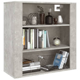 Wall Cabinet Concrete Grey 80x33x80 cm Engineered Wood 816596