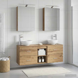 Bathroom Cabinet Set 5 pcs Artisan Oak 50 x 14.5 x 70 cm 3406678