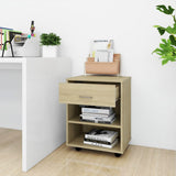 Rolling Cabinet Sonoma Oak 46x36x59 cm Engineered Wood 808470