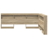 Storage Headboard Sonoma Oak Engineered Wood 3335487