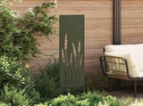 Garden Privacy Screen Olive green 32 x 140 cm Cold-rolled steel 876241