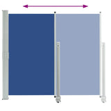 Patio Retractable Side Awning 160x300 cm Blue 48350