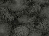 Anti-Slip Faux Rabbit Fur Blanket Olite Dark Grey 240 x 270 cm 42021804