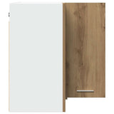 Hanging Corner Cabinet Lyon Artisan Oak 57x57x60 cm Engineered Wood 856123