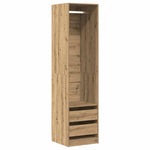 Wardrobe Artisan Oak 50x50x200 cm Engineered Wood 3318629