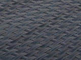 Balcony Screen Anthracite 1000x80 cm Poly Rattan 156247