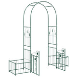 Garden Arch with Lock Green 203 x 50 x 218 cm 42021347