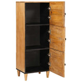 Highboard Light brown 40 x 33 x 110 cm Solid mango wood 4018109