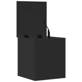 Storage Box Black 40x42x46 cm Engineered Wood 840647