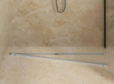 360&deg Shower Drain with Slim Model Silver 100 cm 42015990