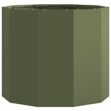 Planter Olive Green 60 x 60 x 50 cm Steel 883762