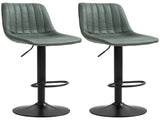 Set of Two Retro Tub Bar Stools - Green T3398P344135