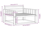 Outdoor Middle Sofa Natural 3436261