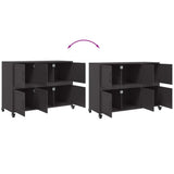 Sideboard Black 100.5x39x72 cm Steel 846740