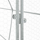 Chicken Cage Silver 400x105x182 cm Galvanised Steel 172556