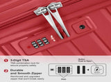 4-Piece Luggage Set with 2 Handbags & 8-Piece Toiletry Kit Durable PP Suitcase 37459360