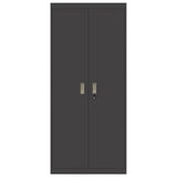 Storage Cabinet Black 80 x 40 x180 cm Steel 3406184