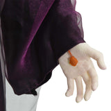 Hanging Halloween Talking Witch Purple 216 x 125 cm Polyester 42020042