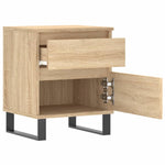ZNTS Bedside Cabinet Sonoma Oak 40x35x50 cm Engineered Wood 830690