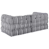 Modular Sofa 2 pcs Grey 140 x 70 x 56 cm Fabric 3315096