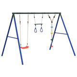 Outdoor Swing Set with Swing. Trapeze. Disc Swing 3283603