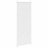 Plisse Blind 70x200cm White Pleated Blind 240600
