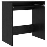 Desk with Drawer Black Oak 77.5 x 43 x 79 cm Engineered Wood 869515