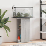 Aquarium Stand Grey Sonoma 60.5x36x72.5 cm Engineered Wood 833645