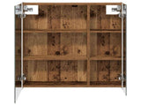 Bathroom Mirror Cabinet Old Wood 63.5 x 15.5 x 70 cm 889245