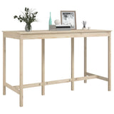 Bar Table 180x80x110 cm Solid Wood Pine 822162