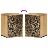 Bathroom Wall Cabinet 38x33x48 cm Solid Wood Mango 358232