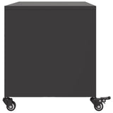 TV Cabinet Black 68x39x43.5 cm Steel 846668