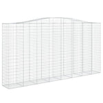 Arched Gabion Basket 400x50x200/220 cm Galvanised Iron 153420