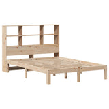 Bookcase Bed without Mattress 120x190 cm Small Double Solid Wood Pine 3322550