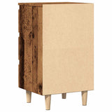 Bedside Cabinet Old Wood 40x35x69 cm Engineered Wood 856420