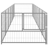 Dog Kennel Silver 6 m Steel 3082104