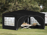 Pop-up Party Tent 290 x 290 x 245 cm Black 42019876