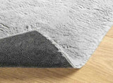 Medium Pile Soft and Washable Rug HUARTE Grey 80 x 500 cm 42022503