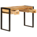 247400 Desk with 2 Drawers 110x50x77 cm Solid Mango Wood