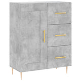 Highboard Concrete Grey 69.5x34x180 cm Engineered Wood 3190009