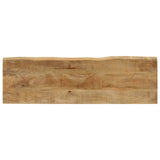 Bench with Live Edge 105 cm Solid Wood Mango 372756