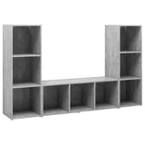 TV Cabinet 3 pcs 37 x 35 x 107.5 cm 3079965