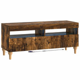 LED TV Cabinet Smoked Oak Engineered Wood 896330