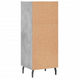 Sideboard Concrete Grey 34.5x32.5x90 cm Engineered Wood 828752