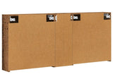 Bathroom Cabinet Set 3 pcs 120 x 14.5 x 70 cm Engineered wood 3403750