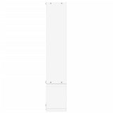 Wall Shelf White 96x12x64 cm Engineered Wood 840800