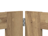 Dog Gate with Stands 4 pcs Artisan Oak 80 x 60 cm 892138