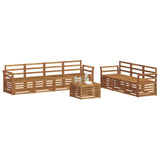 Sofa Sets 8 pcs Natural Solid Acacia Wood 3374489