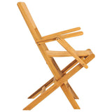 Folding Garden Chair Set of 2 Teak Solid teak wood 362760